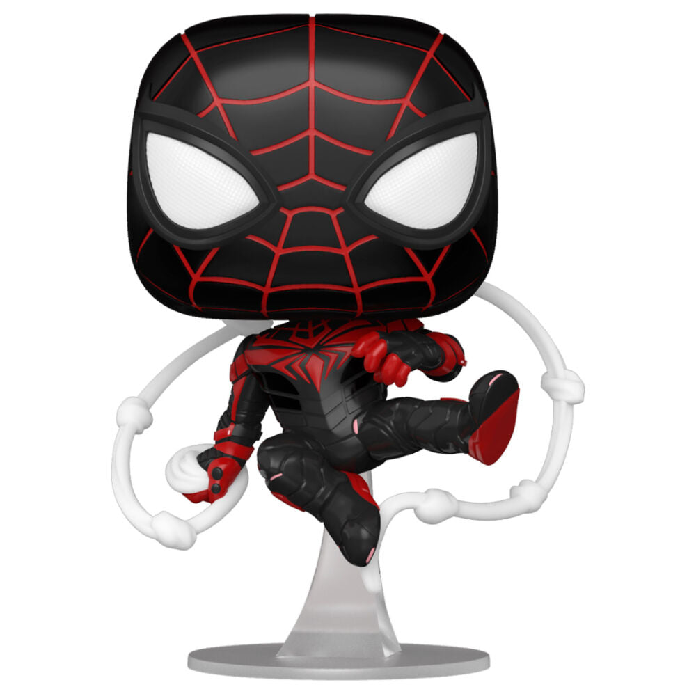 POP figura Marvel Spiderman Miles Morales Advanced Tech Suit-2