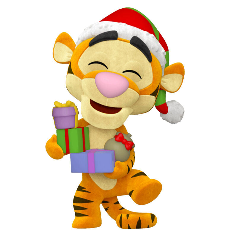 POP figura Disney Holiday Tigger Flocked Exkluzív-2