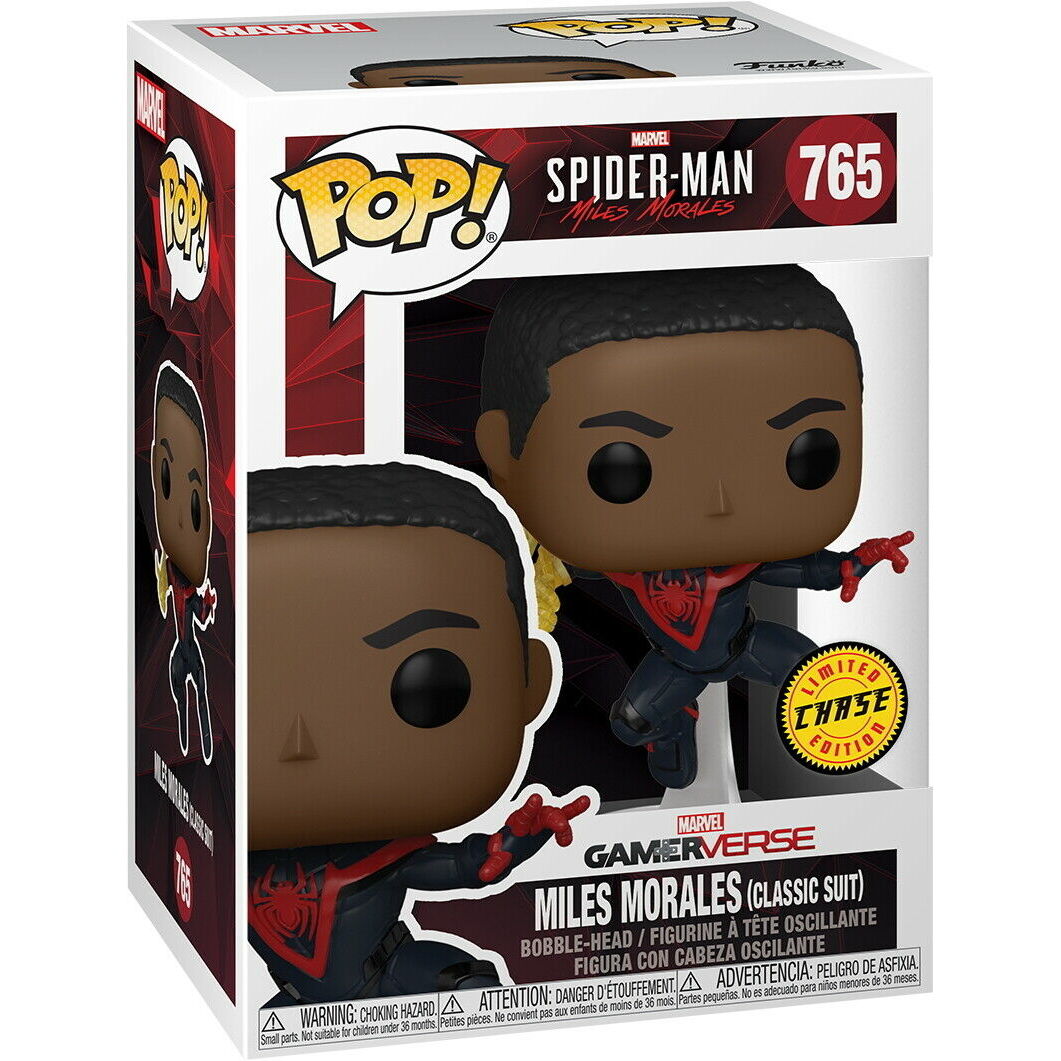 POP figura Spiderman Miles Morales Classic Suit Chase-2