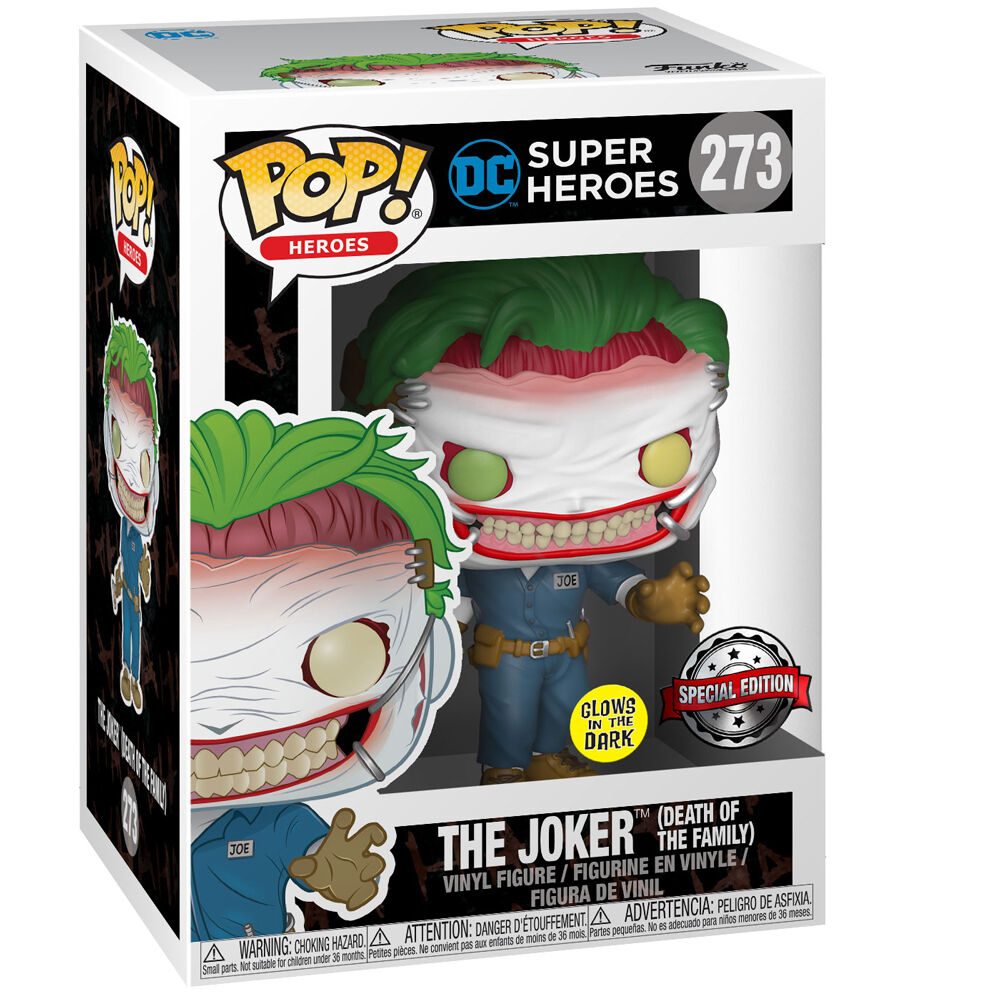 Díszfigura POP & Tee DC Comics The Joker Exclusive M-4