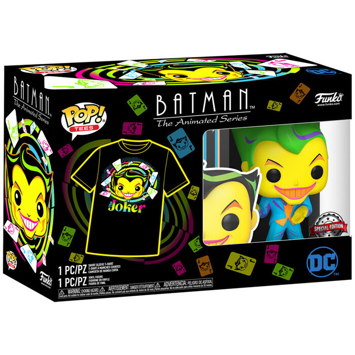 Szettfigura POP & Tee DC Comics Batman Joker Exkluzív-7