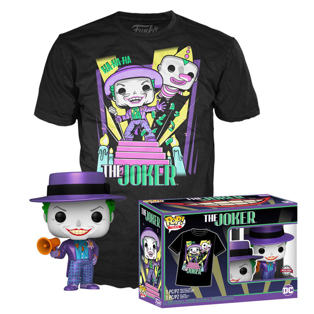 Díszletfigura POP & Tee DC Comics Batman The Joker-1