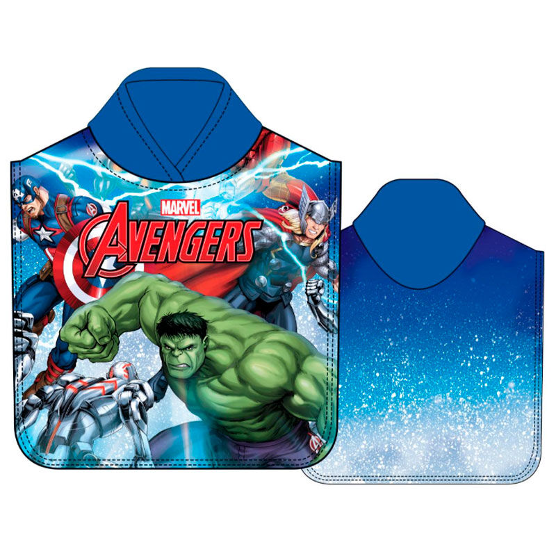 Marvel Avengers mikroszálas poncsó törölköző-0