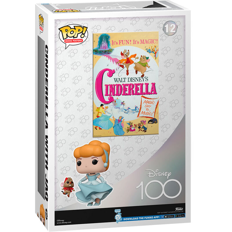 POP figura Filmplakát Disney 100. évfordulója Hamupipőke-2