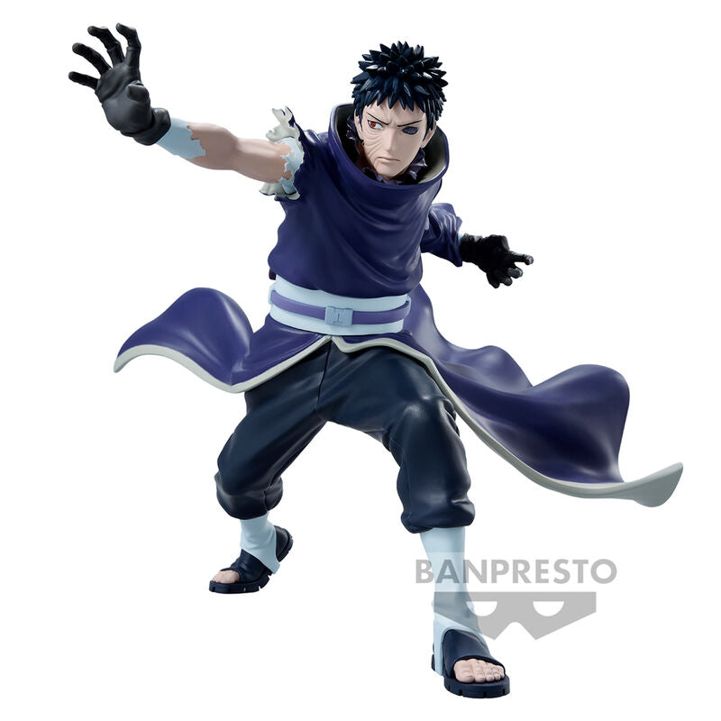 Naruto Shippuden Vibration Stars Sasuke Obito II figure 14cm-1