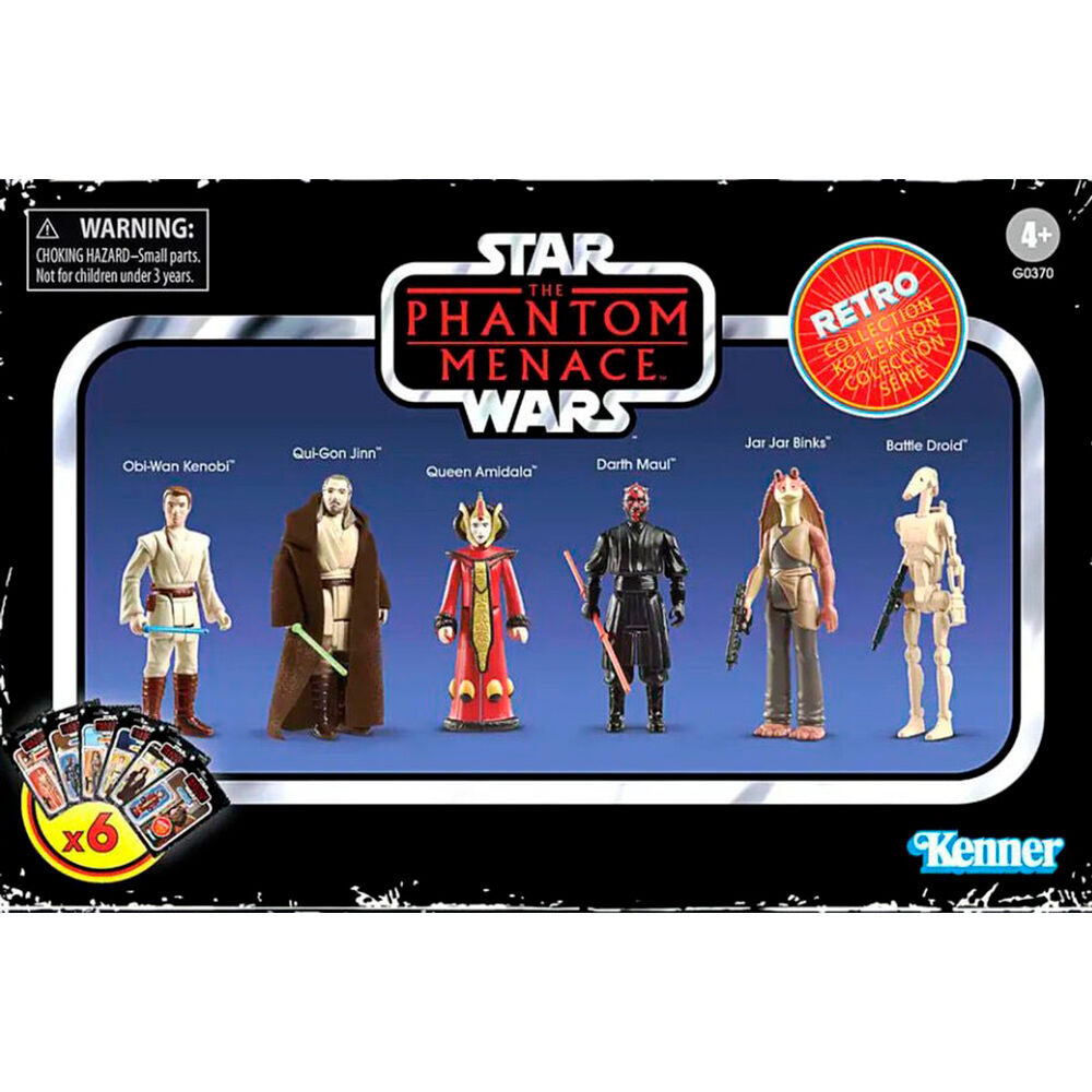 Star Wars Phantom Menace Set figures 9,5cm-0