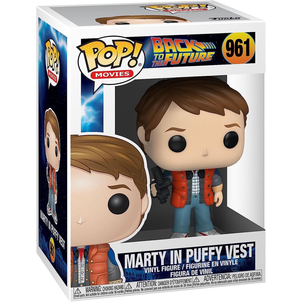 POP figura Vissza a jövőbe Doki Marty Puffy Vestben-0