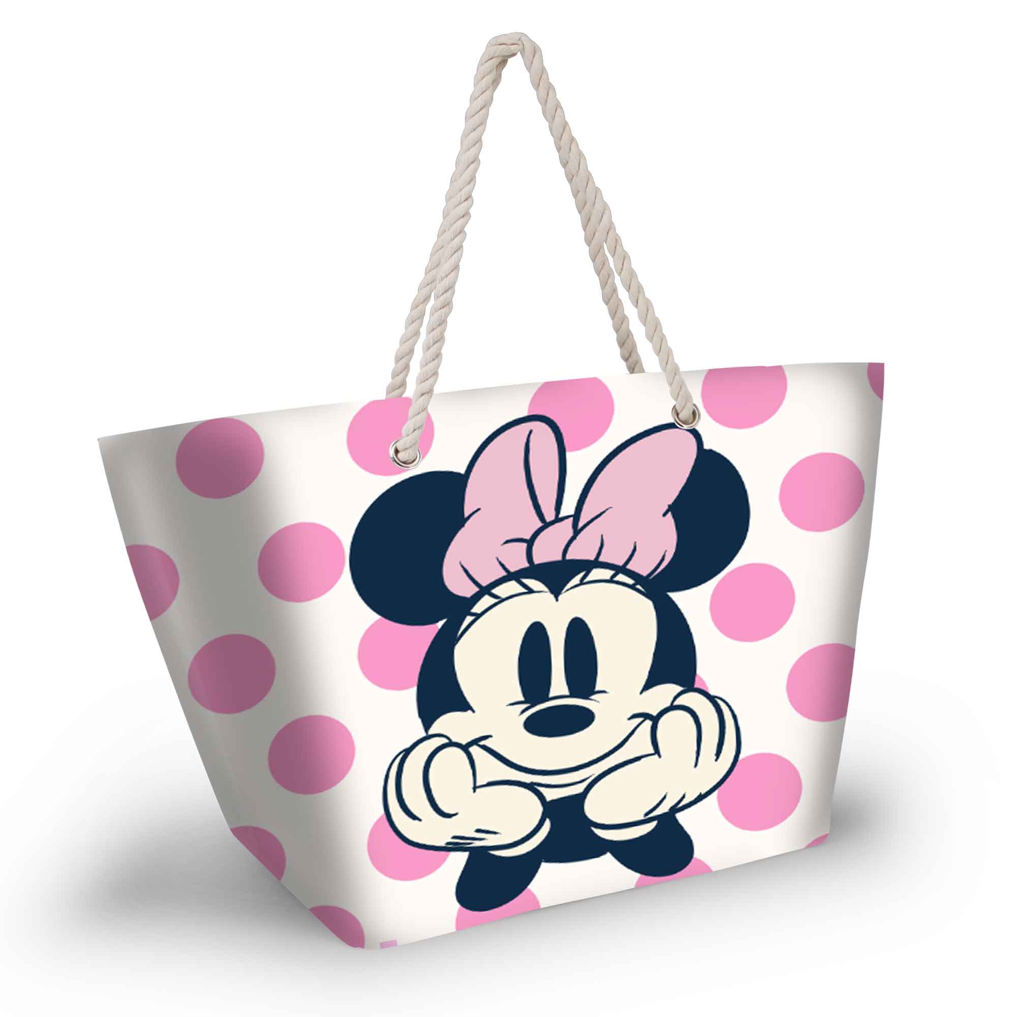 Soleil Strandtáska - Minnie Mouse pöttyökkel