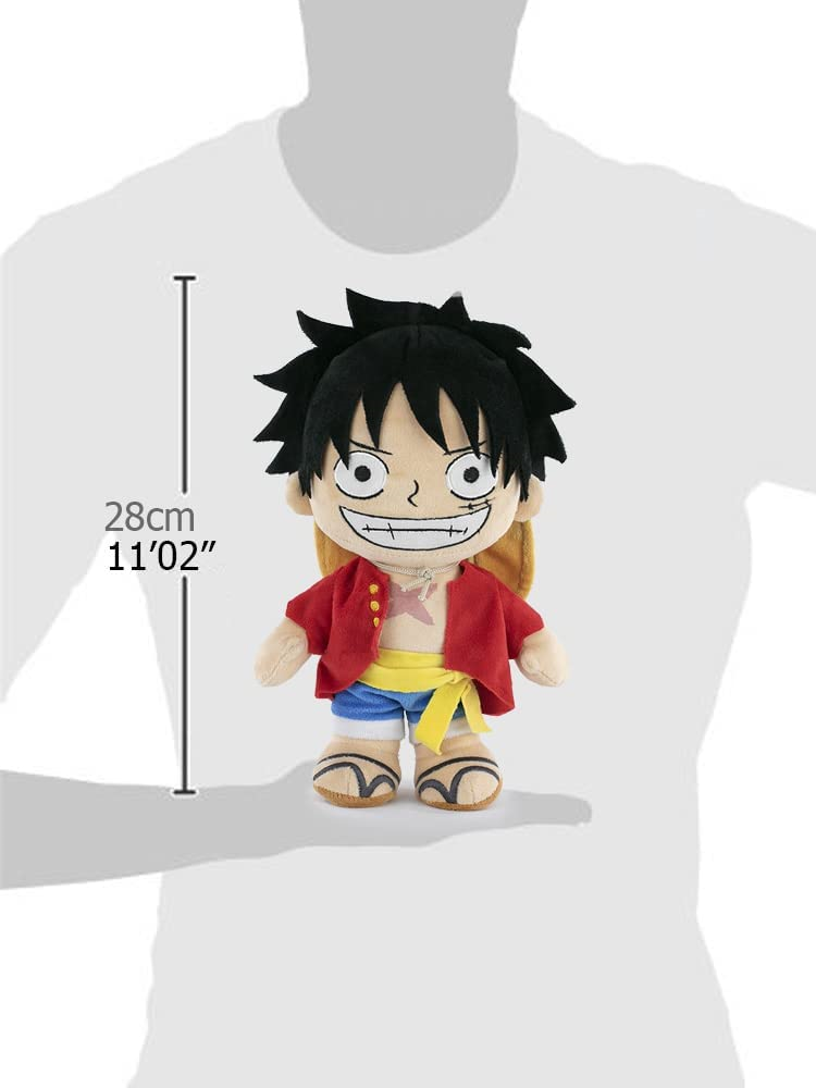 One Piece Luffy Plüss - 28 cm