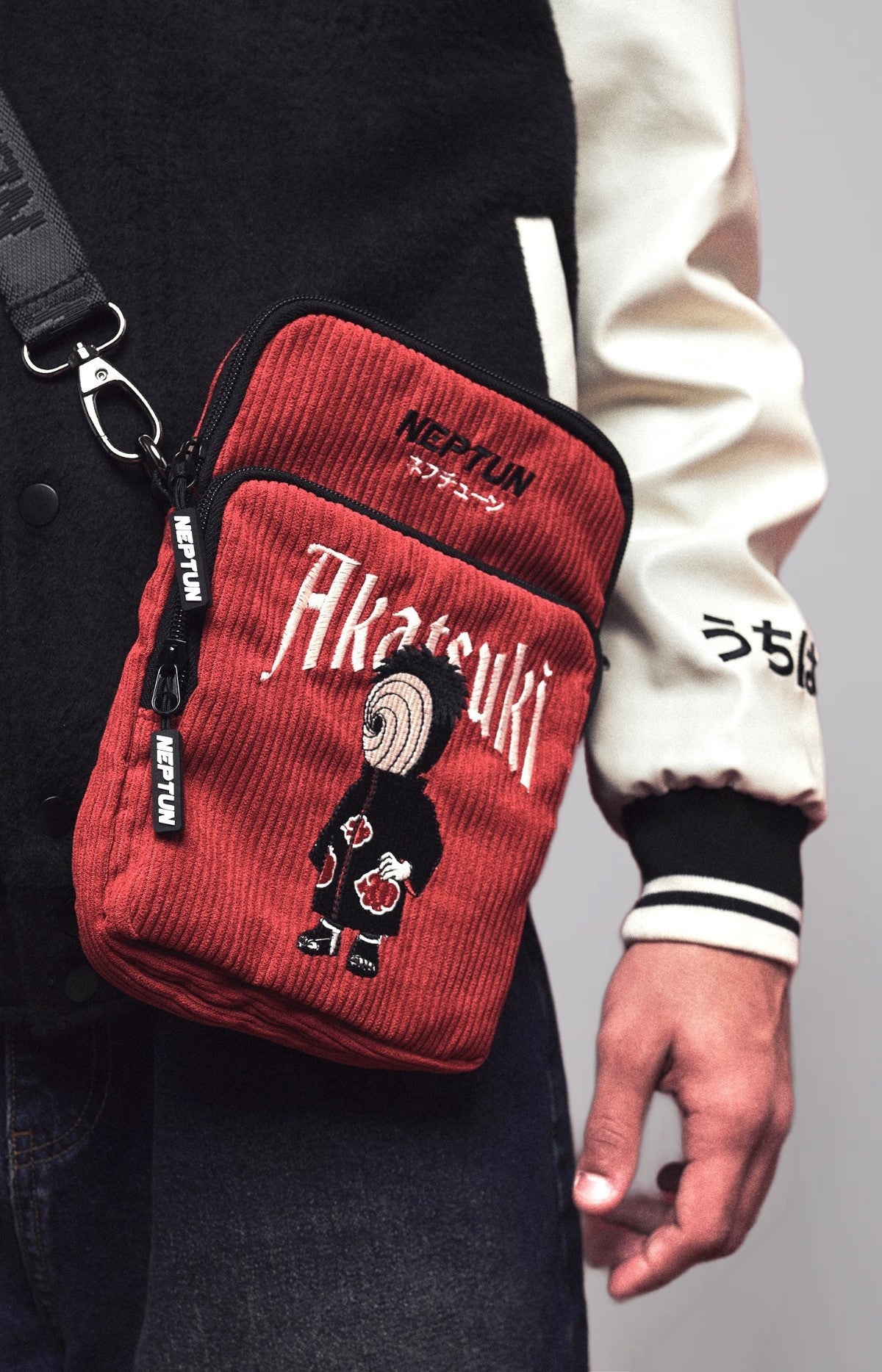 Naruto Akatsuki crossbody (keresztpántos) oldaltáska