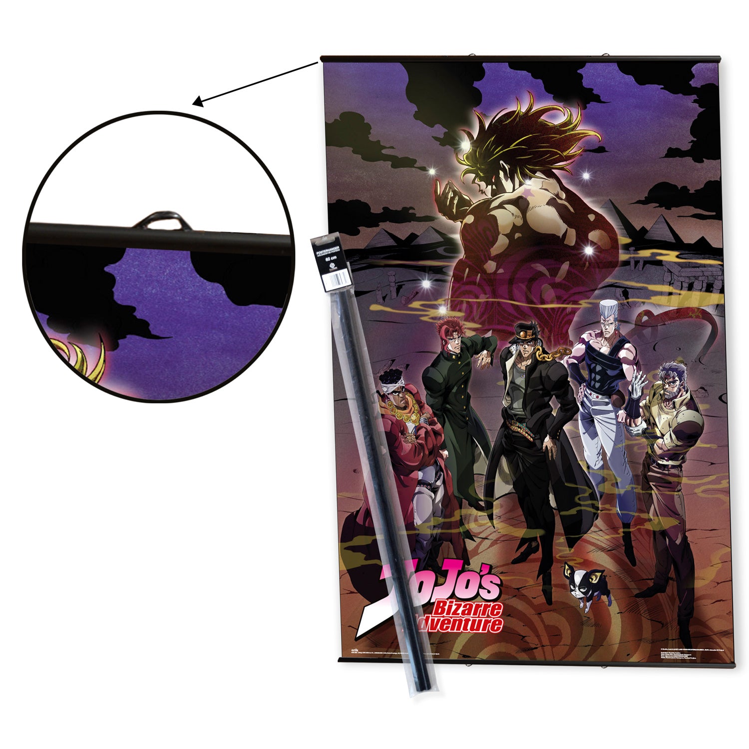 JOJOS BIZARRE ADVENTURES – PACK COLGADOR CON PLAKÁT-0