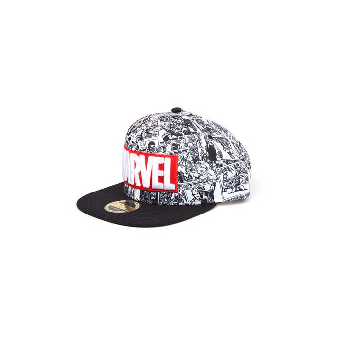 Marvel - Klasszikus piros-fehér logós baseball sapka (snapback)