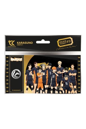 Hot Deals Haikyu!! Golden Ticket Black Edition #11 Karasuno Case (10)