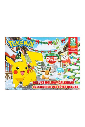 Pokémon Battle Figurák -  Deluxe Adventi naptár, 2024 Sérült csomagolással