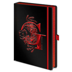 Harry Potter Griffendél prémium A5-ös notebook-0