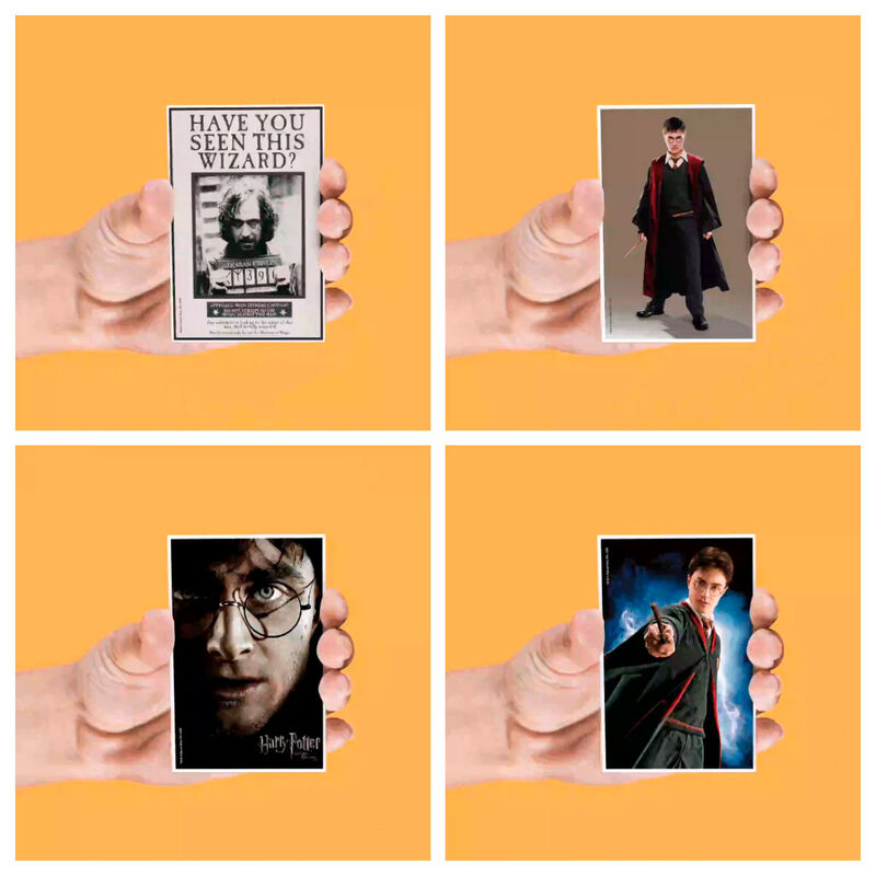 Harry Potter készlet 4 különböző lencse alakú mágnesből-0