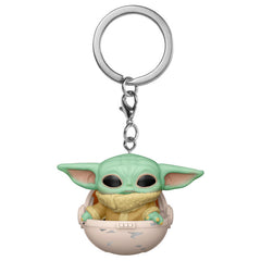 Zseb POP kulcstartó Star Wars The Mandalorian Yoda The Child-1