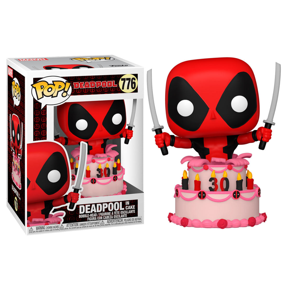 POP figura Marvel Deadpool 30. Deadpool in Cake-0