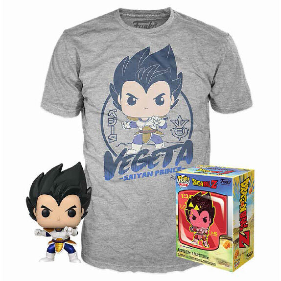 POP figura és Dragon Ball Z Vegeta pólókészlet-0