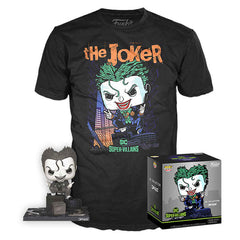 Állítsa be a POP figurát és a Tee DC Comics Jim Lee Jokert-1