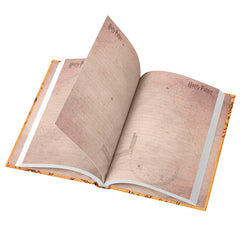 Harry Potter Marauders Map notebook fénnyel-3