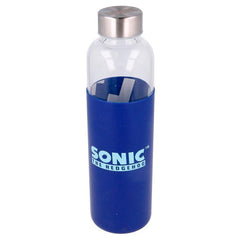 Sonic The Hedgehog szilikon fedeles üvegpalack 585ml-1