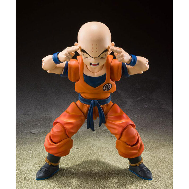 Dragon Ball Z Krillin Earths Strongest Man Figuarts figura 12 cm-0