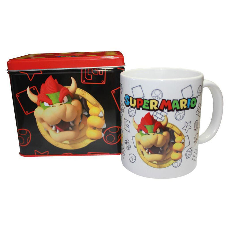 Nintendo Super Mario Bros Bowser bögre + pénzes doboz szett-0