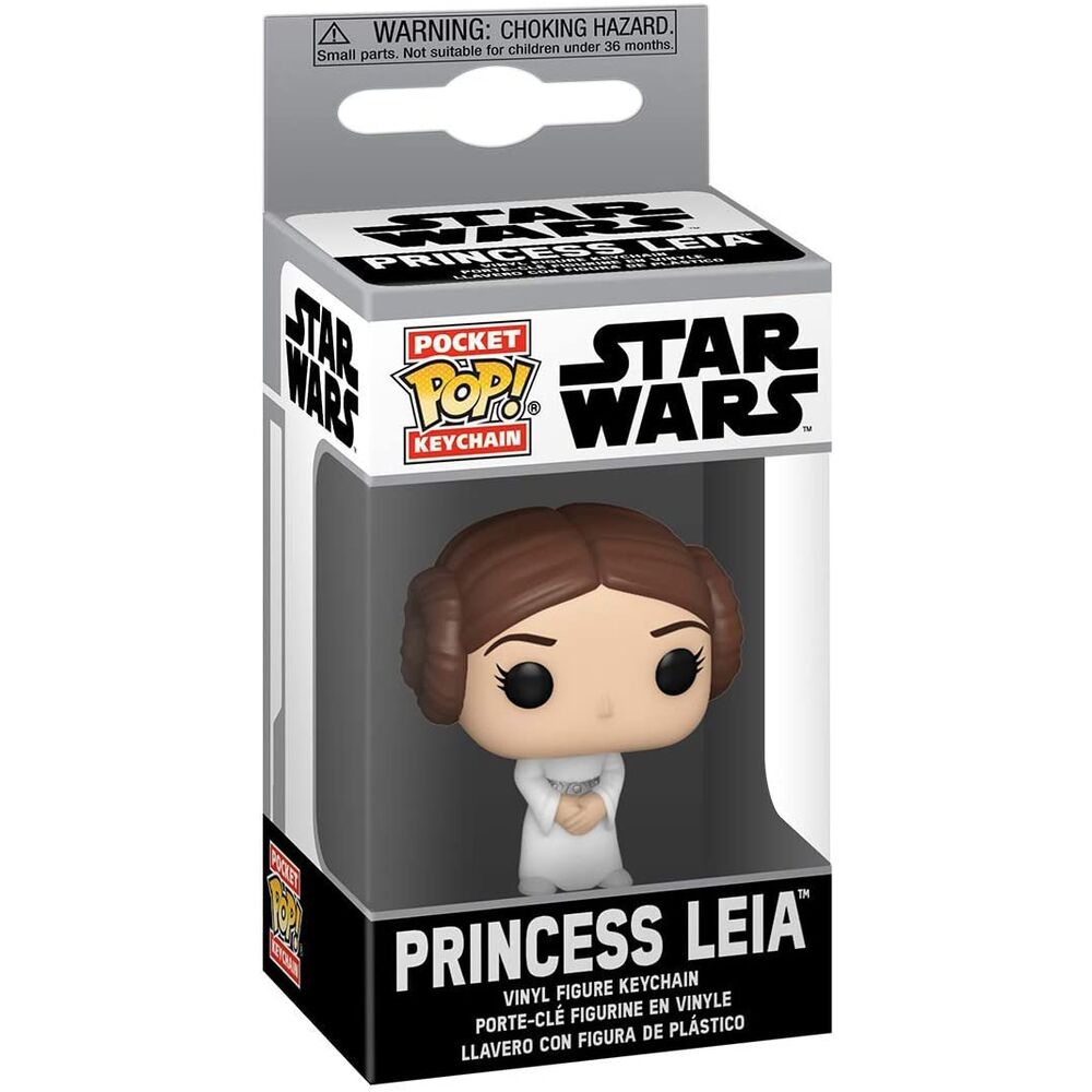 Zseb POP kulcstartó Star Wars Leia-0