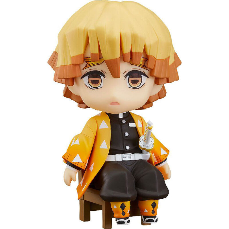 Kimetsu No Yaiba Demon Slayer Zenitsu Agatsuma Nendoroid Swacchao figura 9 cm-1