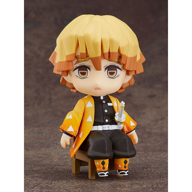 Kimetsu No Yaiba Demon Slayer Zenitsu Agatsuma Nendoroid Swacchao figura 9 cm-2