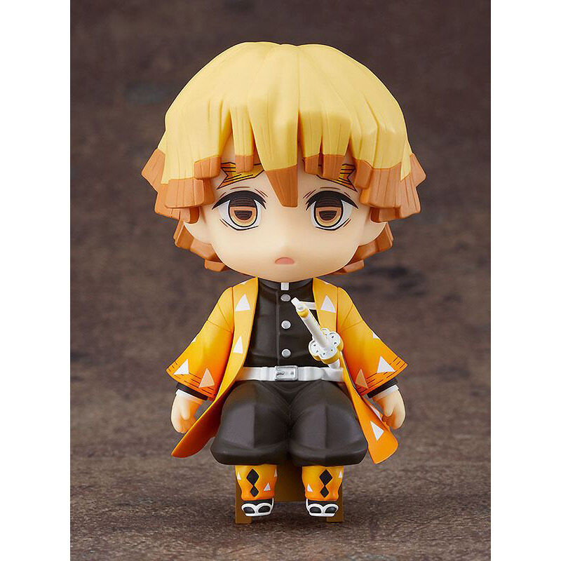 Kimetsu No Yaiba Demon Slayer Zenitsu Agatsuma Nendoroid Swacchao figura 9 cm-3