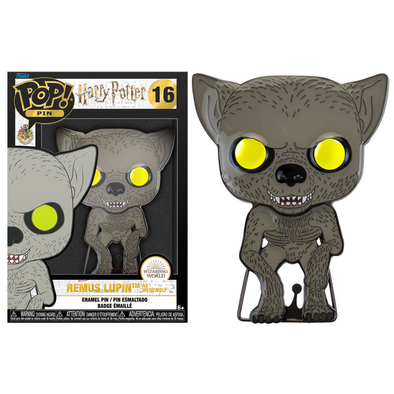 Harry Potter Remus Lupin nagy zománcozott POP tű 10 cm-0