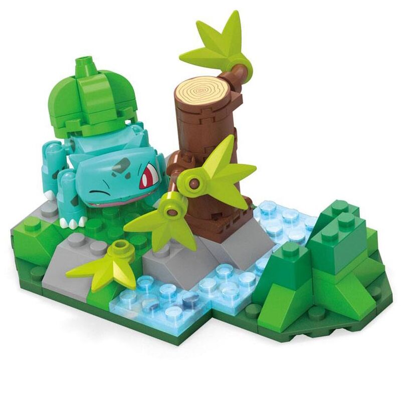 Pokemon Bulbasaur Forest Fun Mega Construx építőkészlet 82db-2