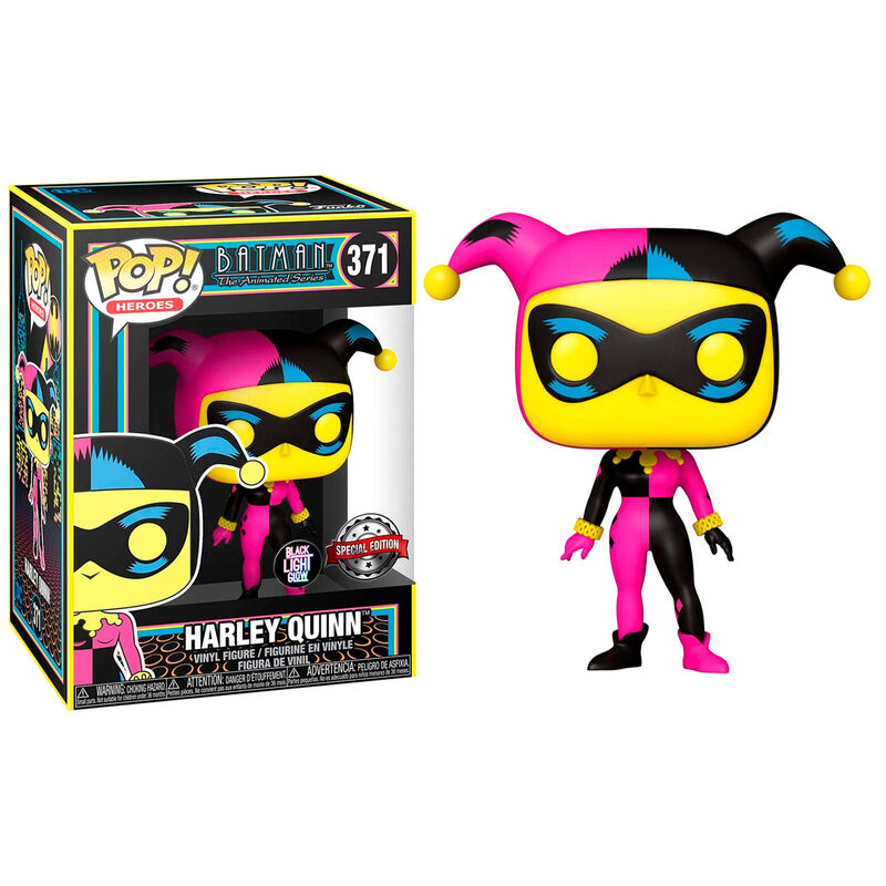 POP figure DC Comics Harley Quinn Black Light Exclusive-2