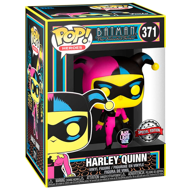 POP figure DC Comics Harley Quinn Black Light Exclusive-0