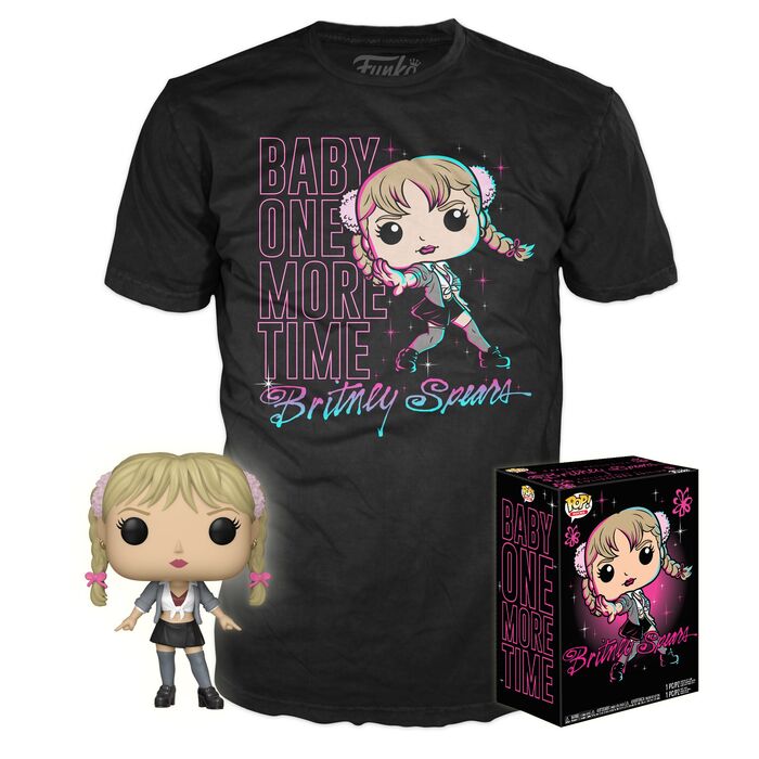 Szett figura POP és Tee Britney Spears One More Time Exclusive-2