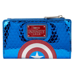 Loungefly Marvel Captain America metallic wallet-0