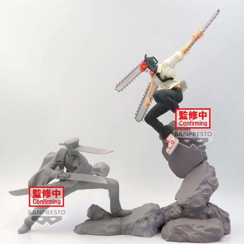 Chainsaw Man Combination Battle Katana Man Samurai Sword figure 18cm-1