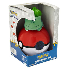 Pokemon Bullbasaur Pokeball lámpa ébresztőóra-1