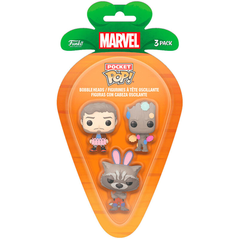 Carrot Pocket POP buborékfólia 3 figurás Marvel Guardians of the Galaxy-0