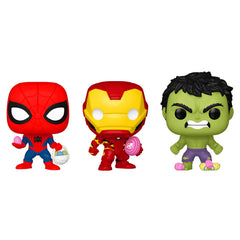 Carrot Pocket POP buborékfólia 3 figurás Marvel Spiderman Hulk Iron Man-1