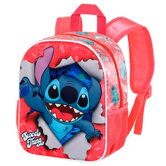 A 31 centiméteres Disney Stich Thing 3D iskolatáska méreteinek és formatervezésének köszönhetően tökéletes választás az óvodások izgalmas kalandjai számára. 