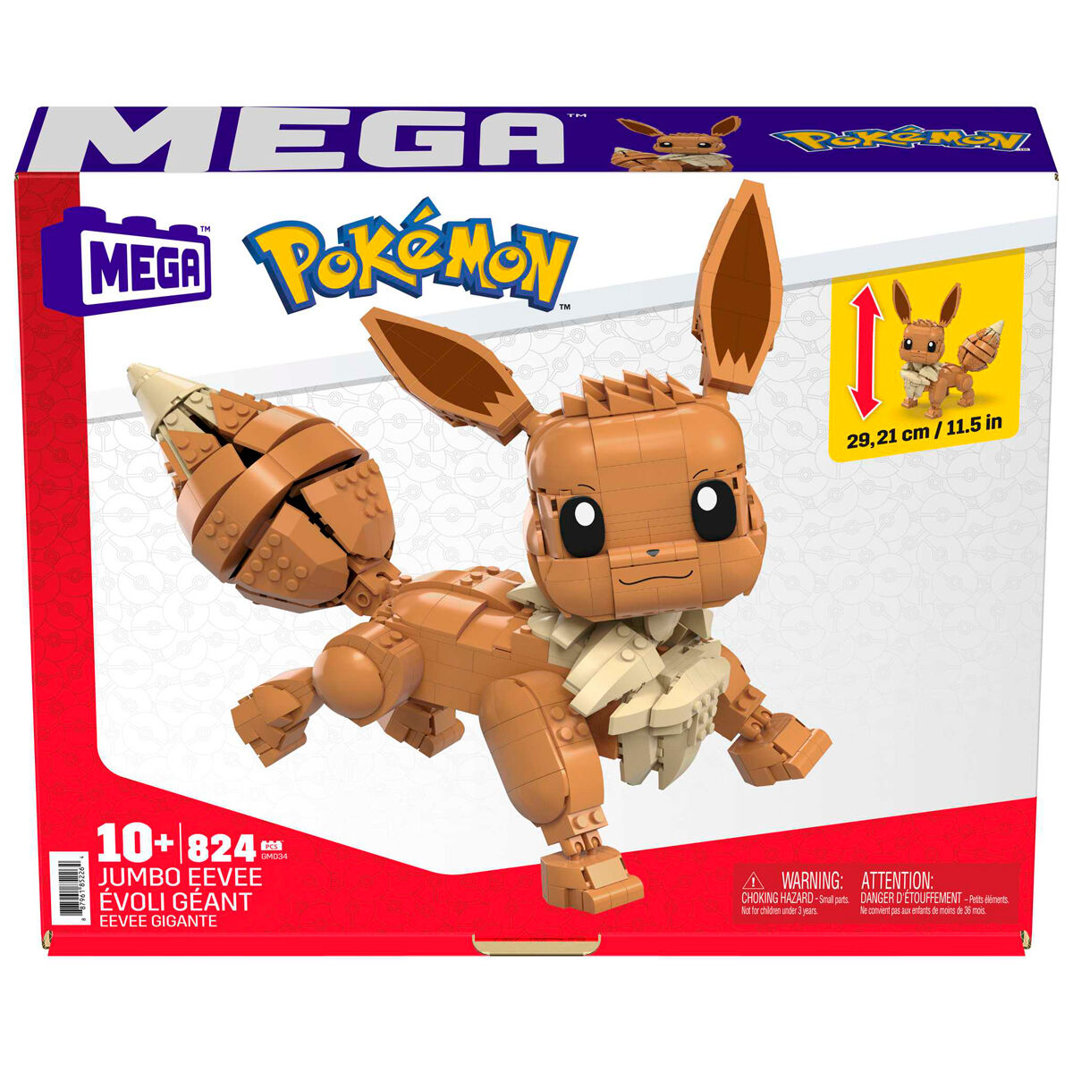 Pokemon Jumbo Eevee MEGA Construx-1