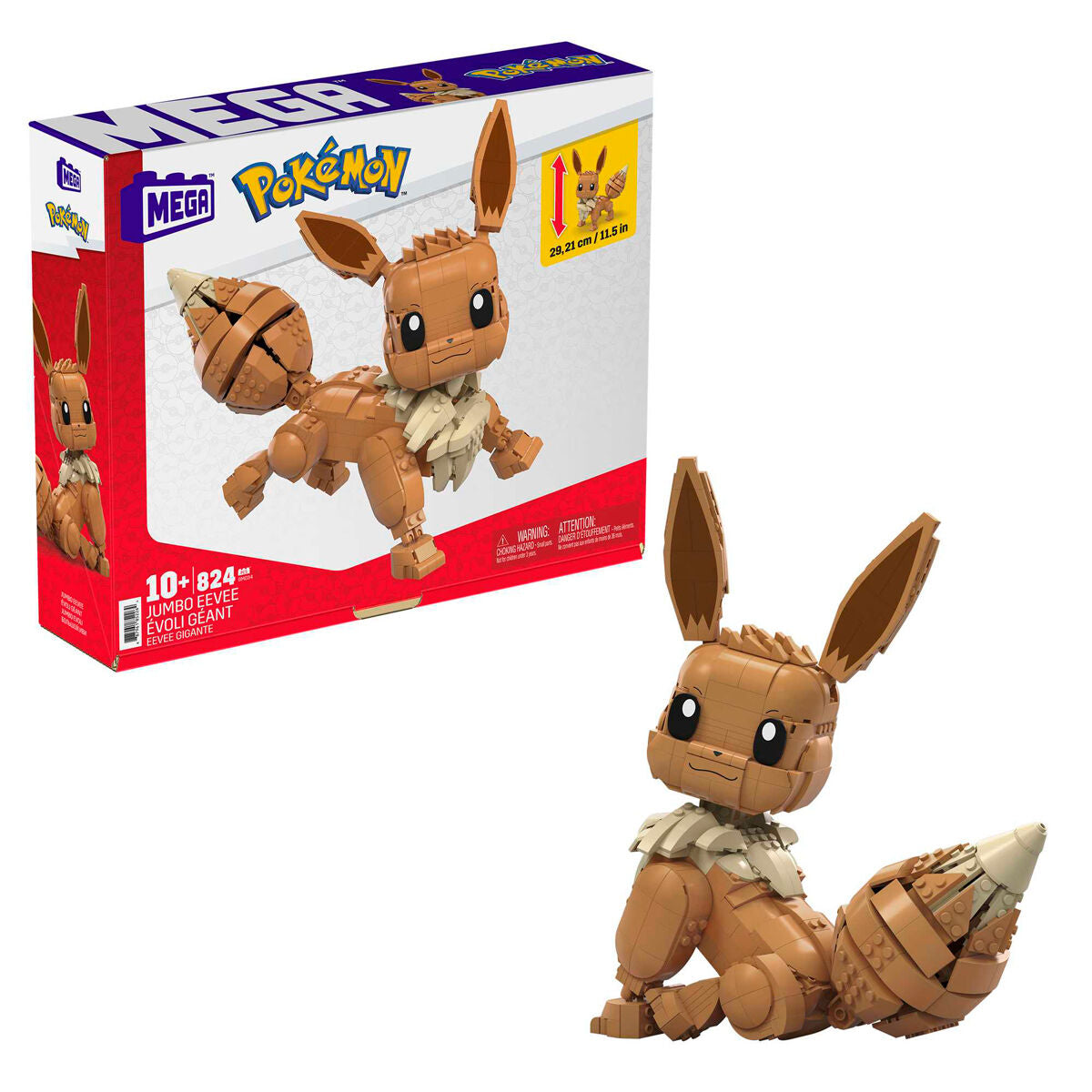 Pokemon Jumbo Eevee MEGA Construx-0