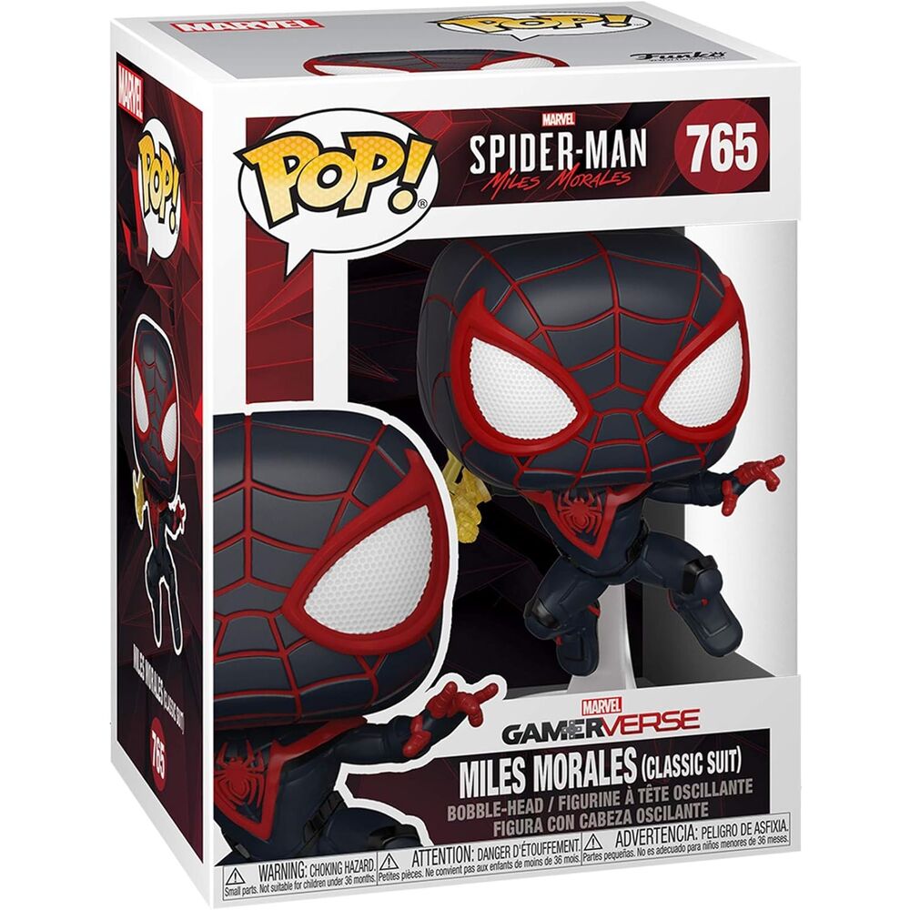 POP figura Spiderman Miles Morales - Miles Morales klasszikus öltöny-0