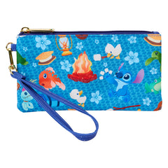 Loungefly Disney Stitch Camping Cuties zipper wrislet wallet-0