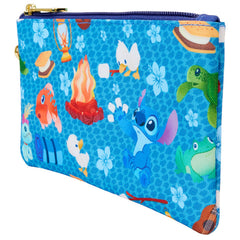 Loungefly Disney Stitch Camping Cuties zipper wrislet wallet-1