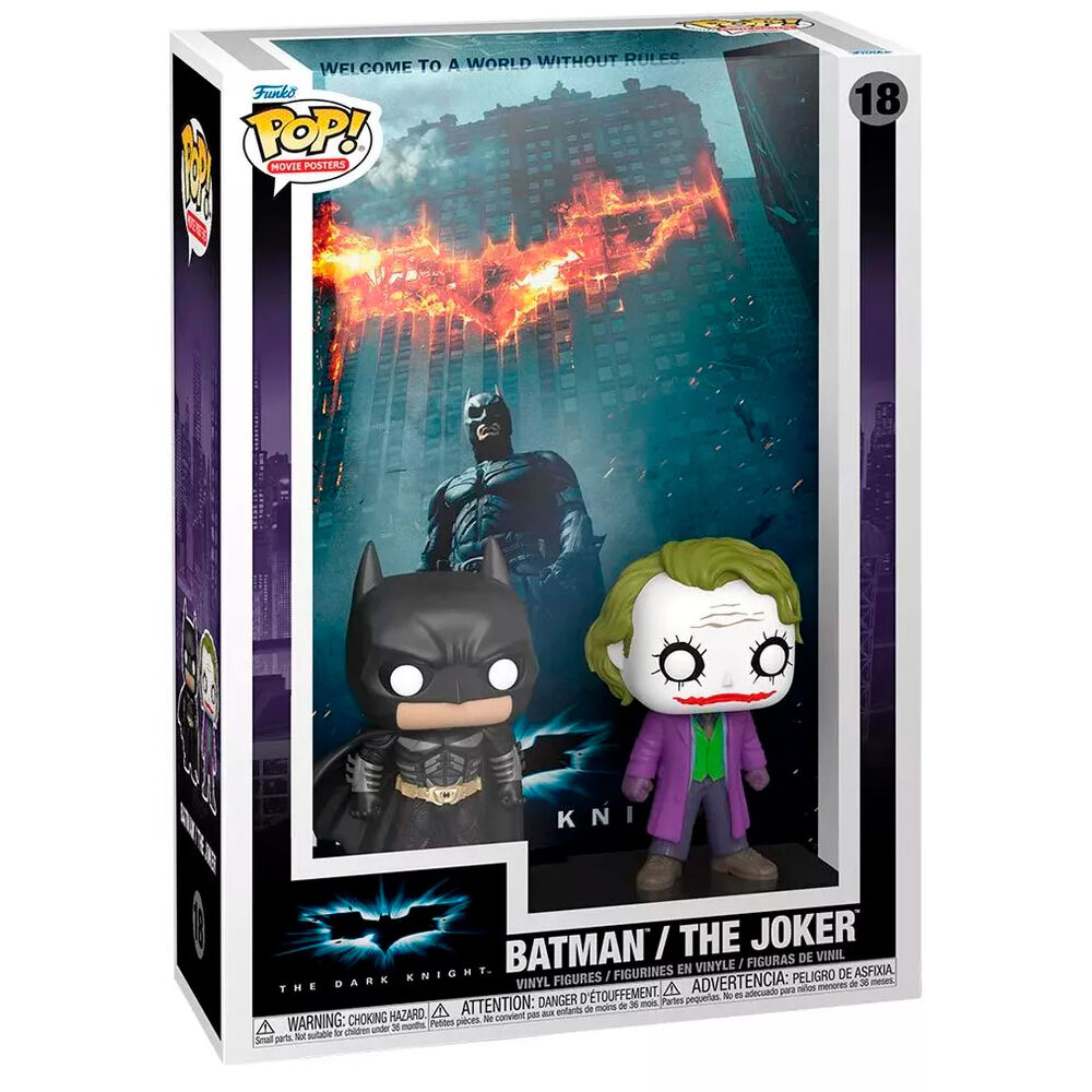 POP figura Filmplakát DC Comics The Dark Knight Batman &amp; Joker-0