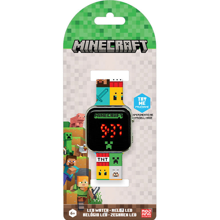 Minecraft led karóra-1